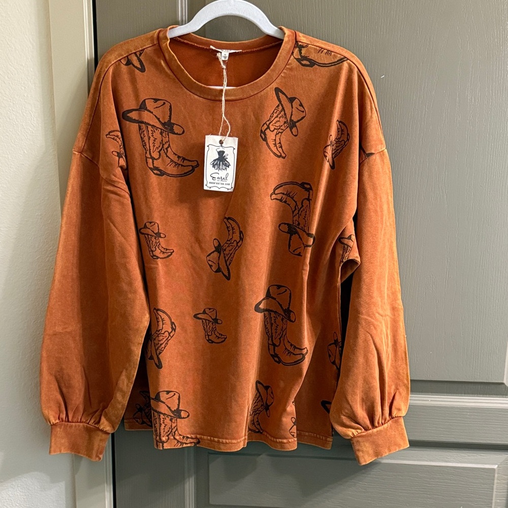 NWOT Easel Cowboy Print